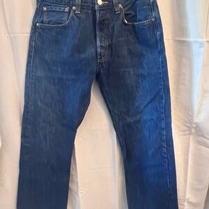 Levi's Blue Straight Jeans with Classic Fit